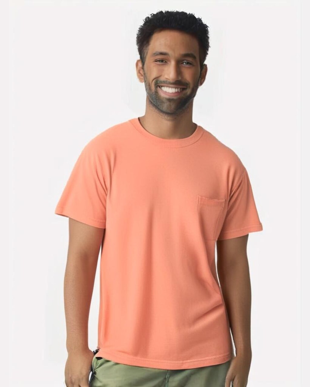 Comfort Colors® Garment Dyed Heavyweight Pocket Crewneck Short Sleeve T-Shirt